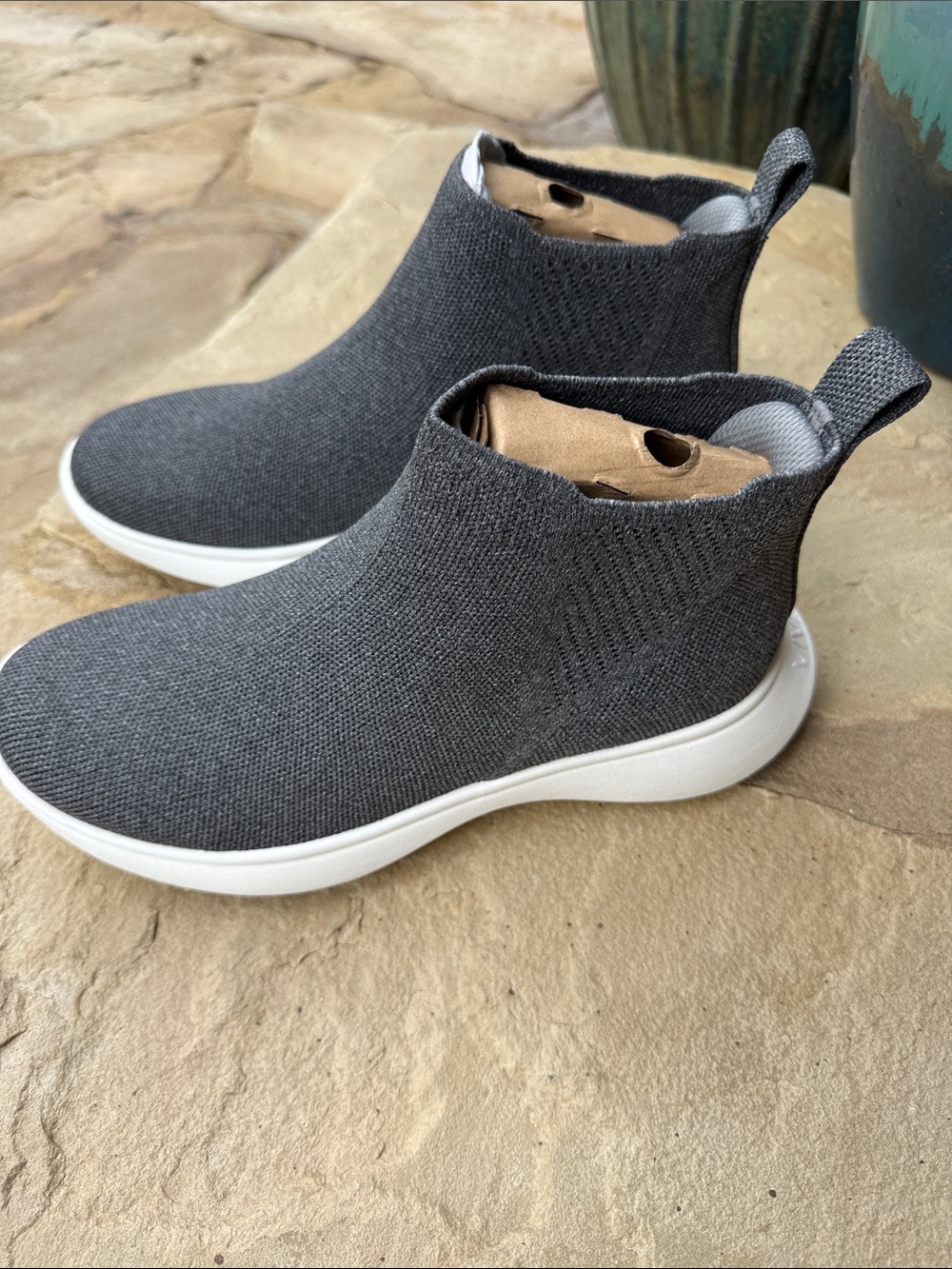 VIVAIA Round Toe Slip On Sneaker Boots